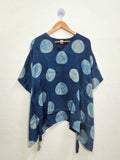 Modal Silk V- Neck Kaftan Top