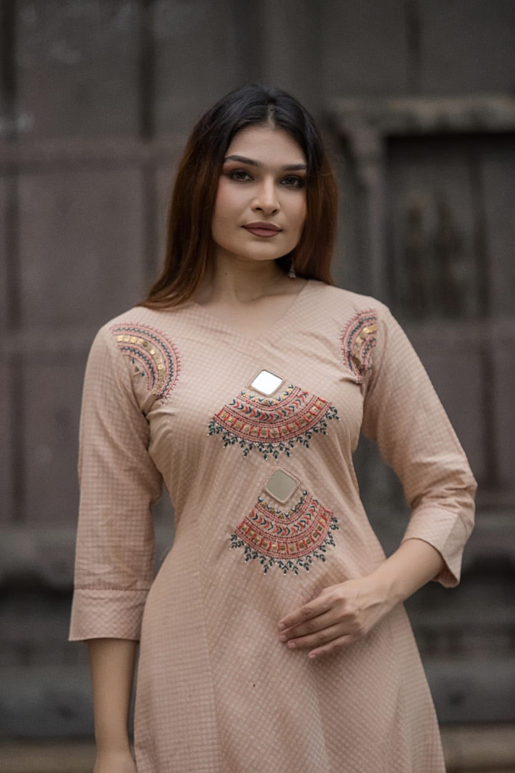 Handwork Kurta+Plazo Set
