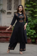 Handwork Kurta+Plazo Set