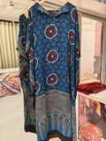 Pure Modal Silk V neck Kaftan