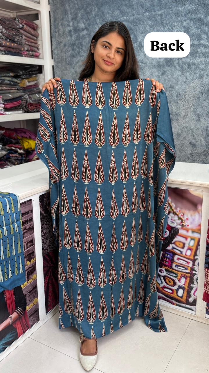 Modal Silk Designer Top/Kurta Fabric