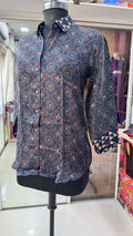 Modal Silk Antifit Ajrakh Shirts