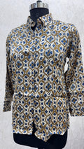 Pure Natural Ajrakh Full Sleeve Shirts