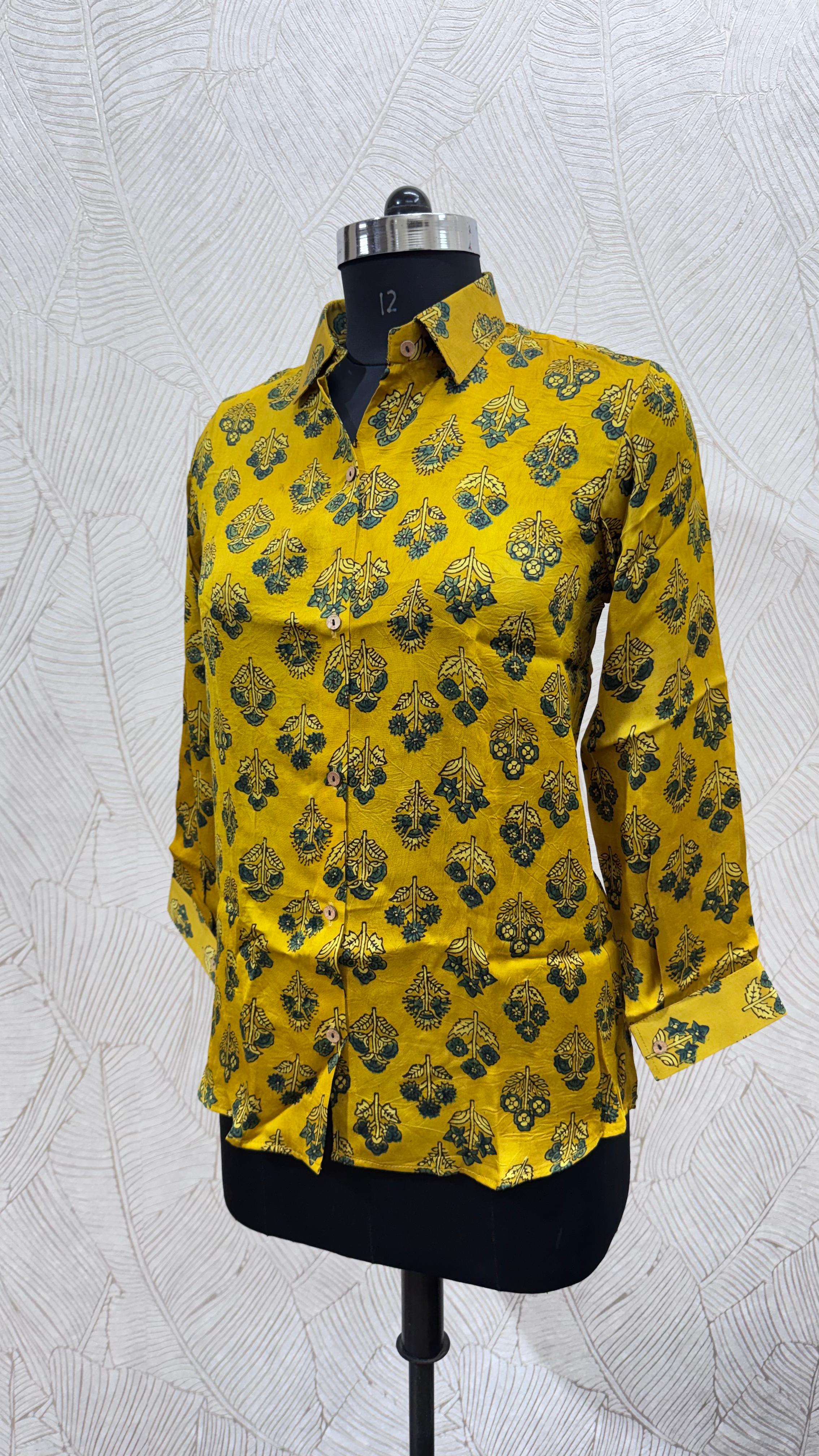 Pure Natural Ajrakh Full Sleeve Shirts