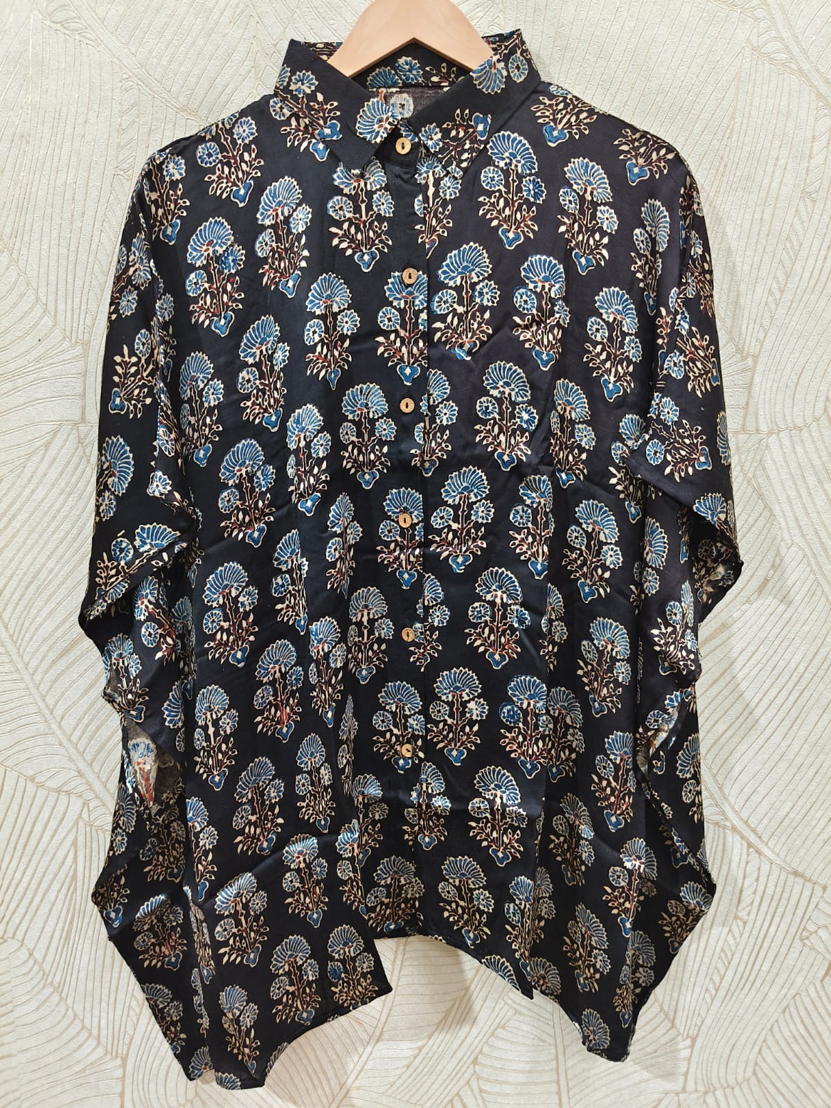 Modal Silk Kaftan Shirt