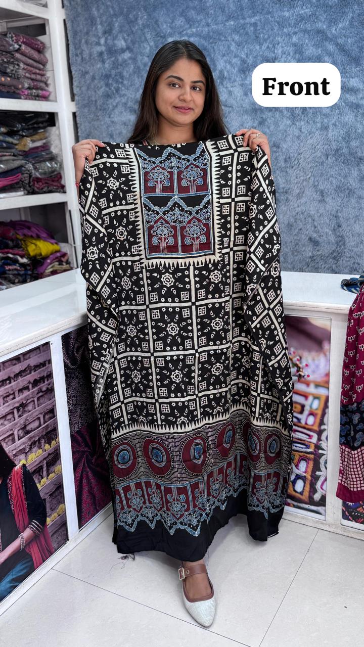 Modal Silk Designer Top/Kurta Fabric