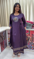 Modal Silk Handwork Kurta+Plazo