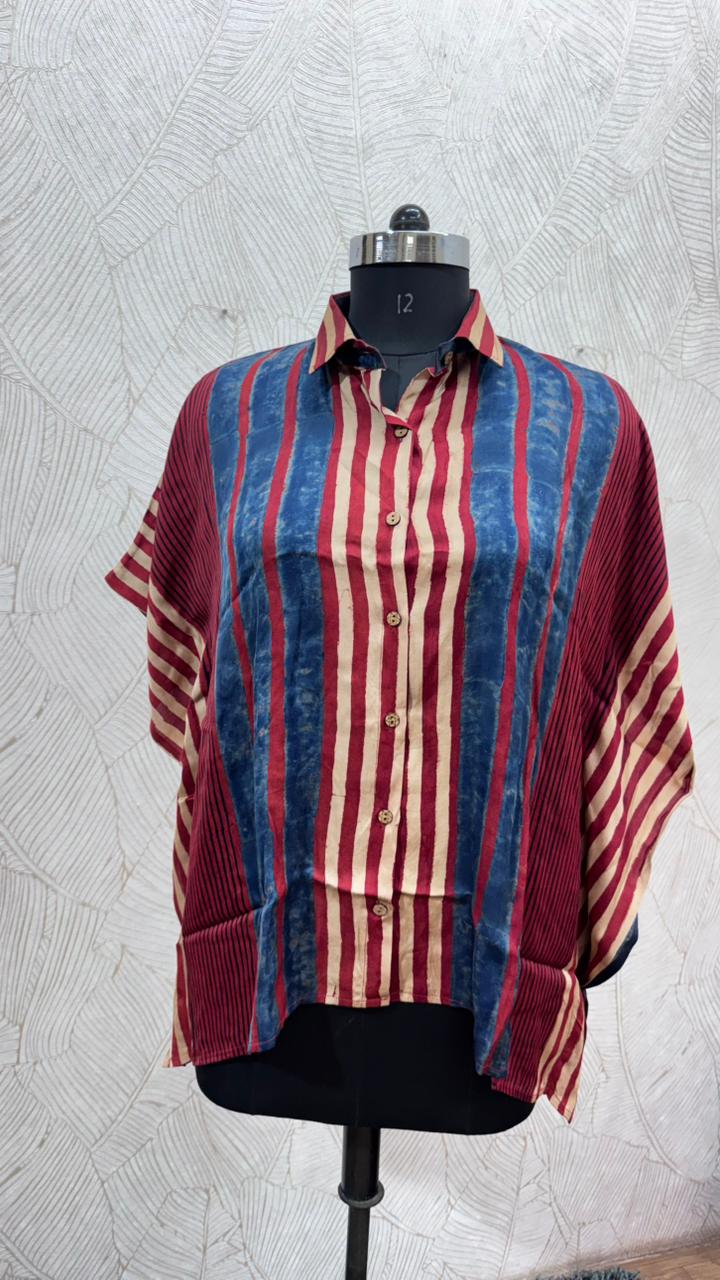 Modal Silk Kaftan Shirt