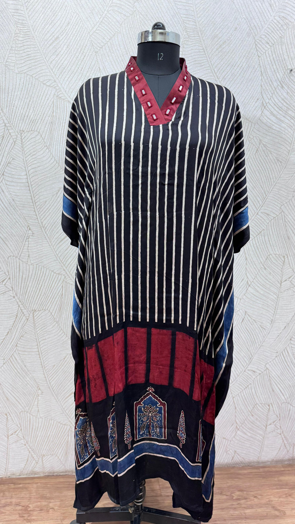 Modal Silk V-neck Kaftan