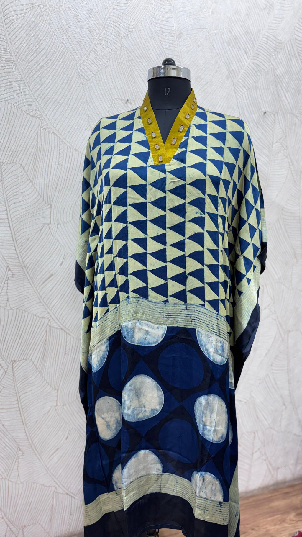 Modal Silk V-neck Kaftan