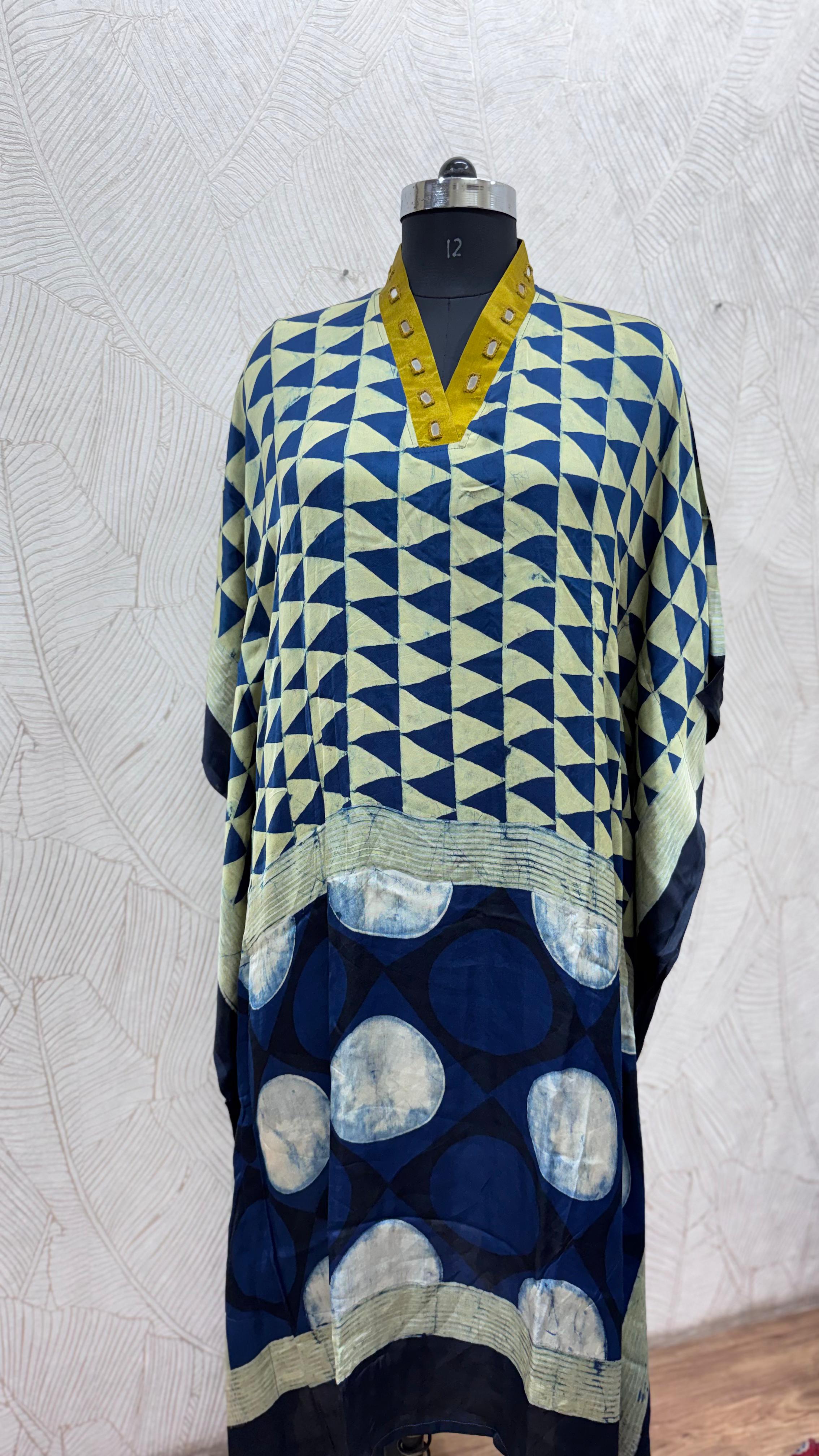 Modal Silk V-neck Kaftan
