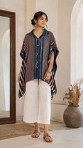 Modal Silk Kaftan Shirt