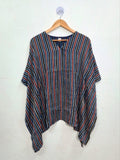 Modal Silk V- Neck Kaftan Top