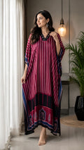 Modal Silk V-neck Kaftan