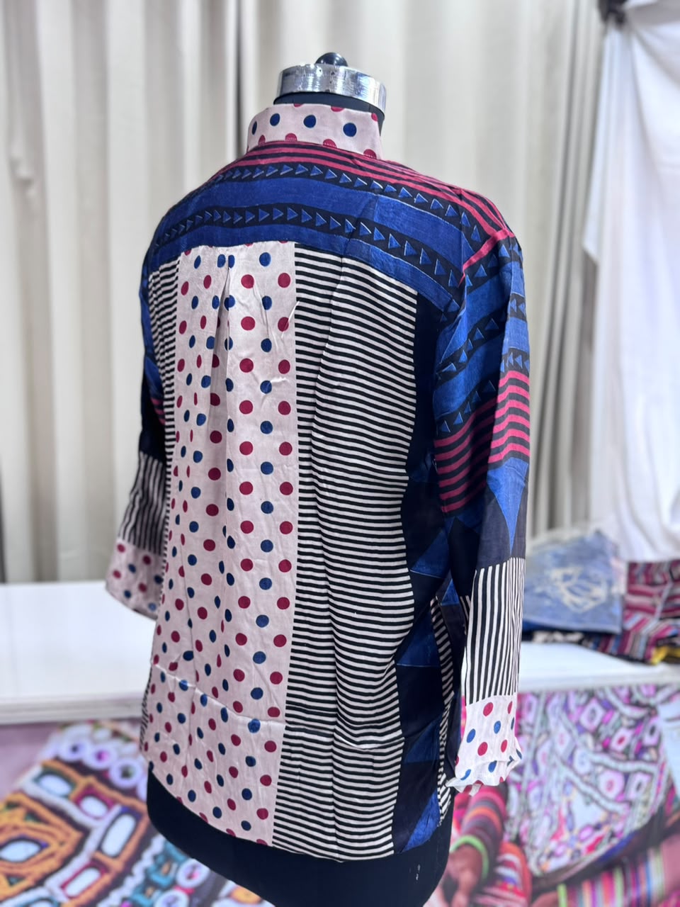 Modal Silk Antifit Ajrakh Shirts