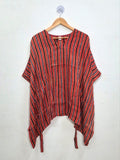 Modal Silk V- Neck Kaftan Top