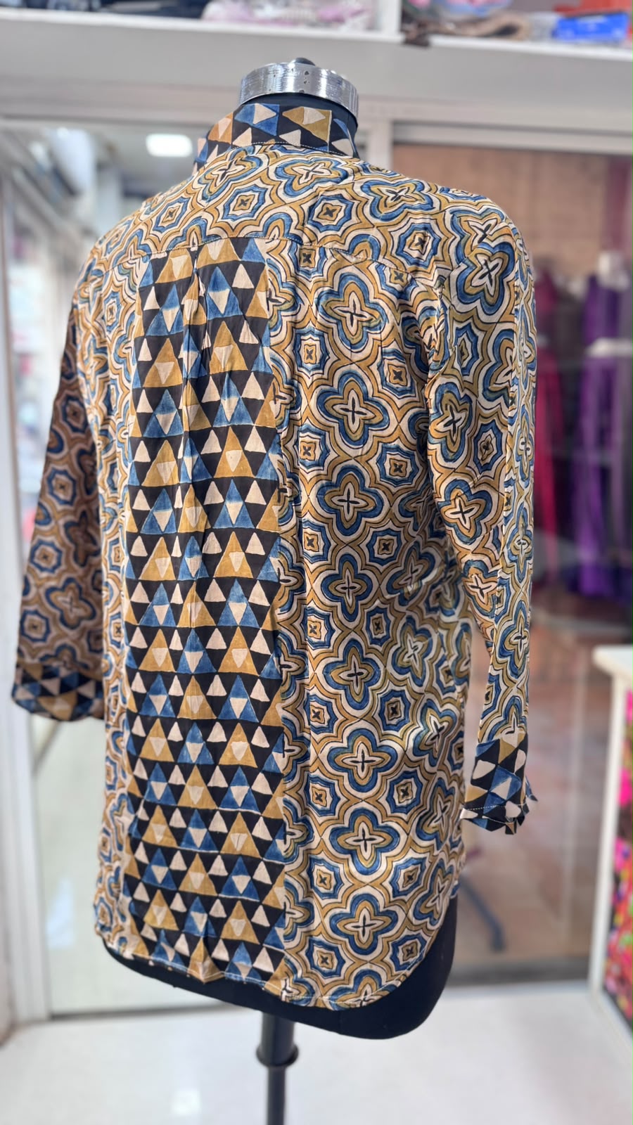 Modal Silk Antifit Ajrakh Shirts