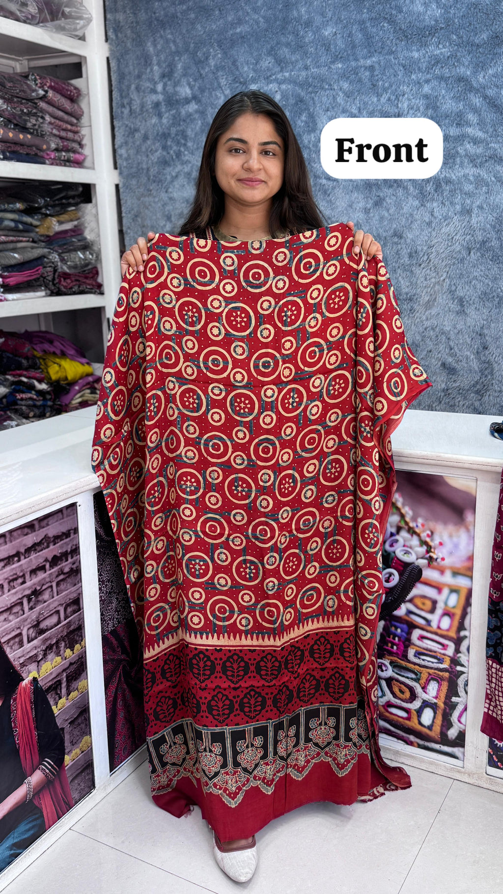Modal Silk Designer Top/Kurta Fabric