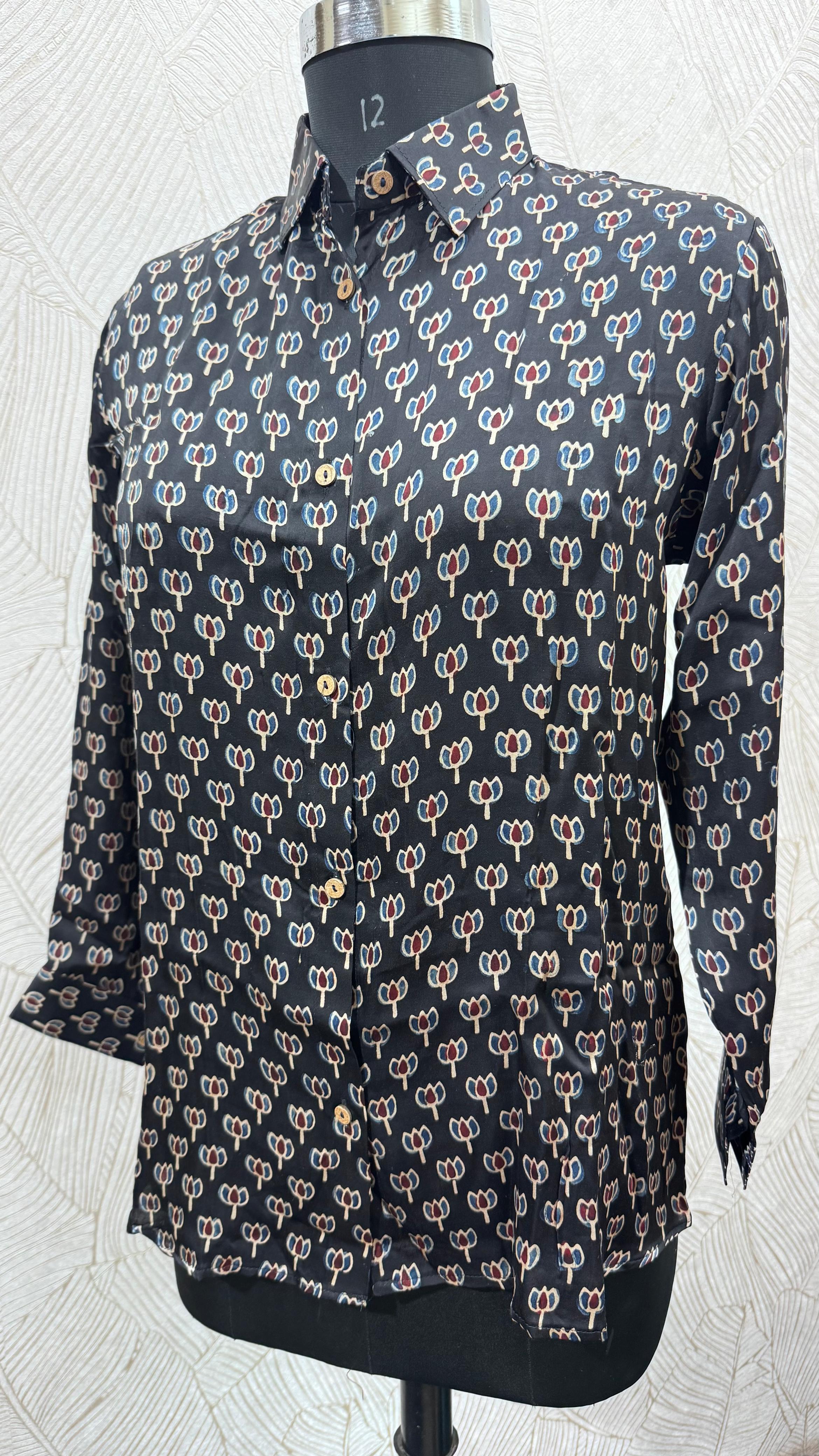 Pure Natural Ajrakh Full Sleeve Shirts