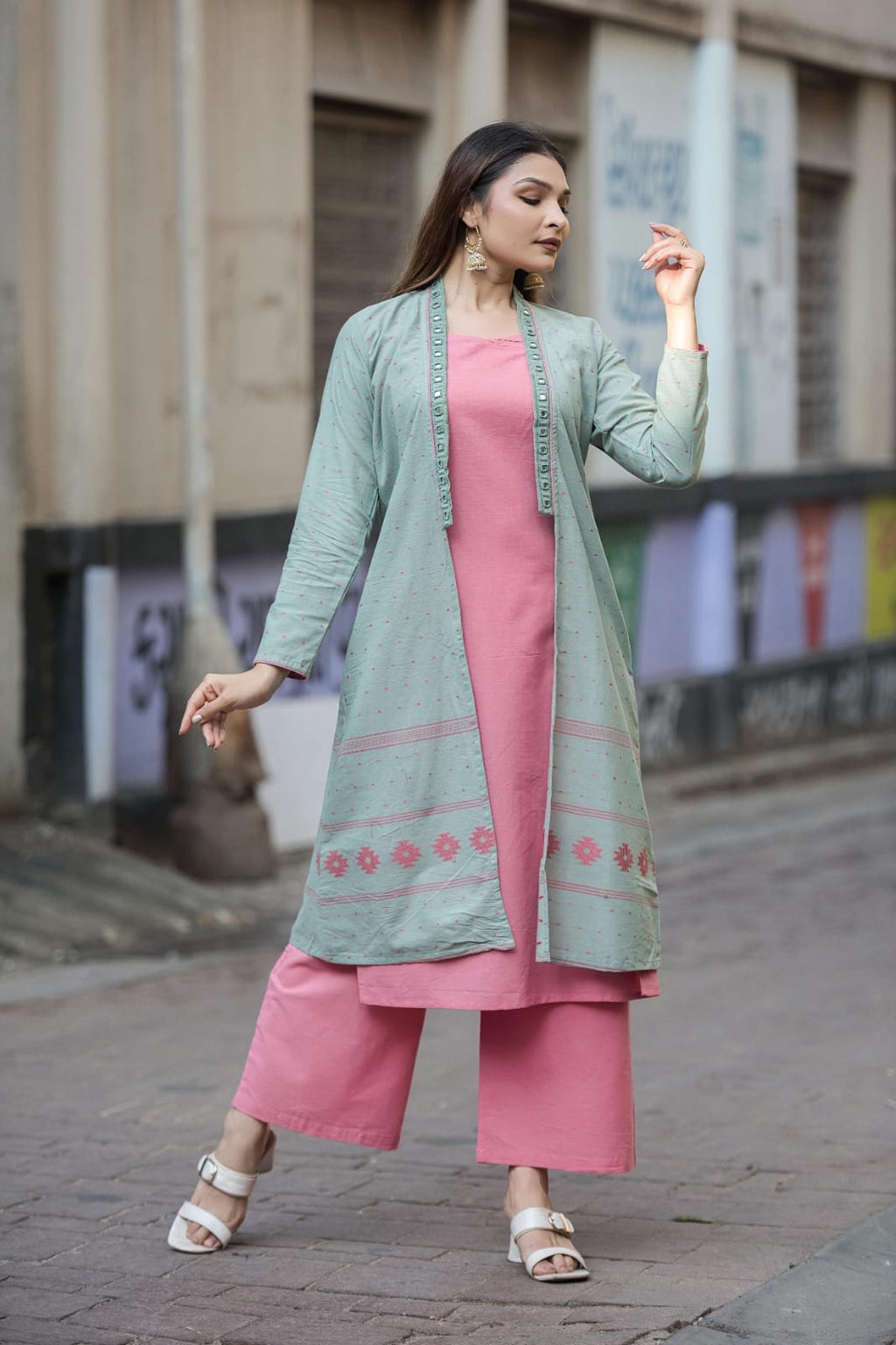 Jamdani Cotton 3pc Set
