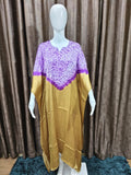 Single Shade Pure Modal Silk Stitched Shibori by Kutch Poshak