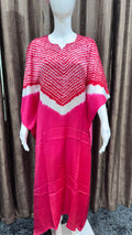 Pink, Olive, Sea Green, Maroon, Green, Emerald Green, Parrot Green, Teal, Beige Single Shade Pure Modal Silk Stitched Shibori from Kutch Poshak