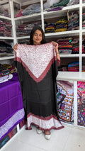 Kutch Poshak exclusive Premium Modal Silk Unstitched Shibori Kaftan