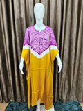Kutch Poshak exclusive Single Shade Pure Modal Silk Stitched Shibori