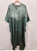 Kutch Poshak exclusive Single Shade Pure Modal Silk Stitched Shibori