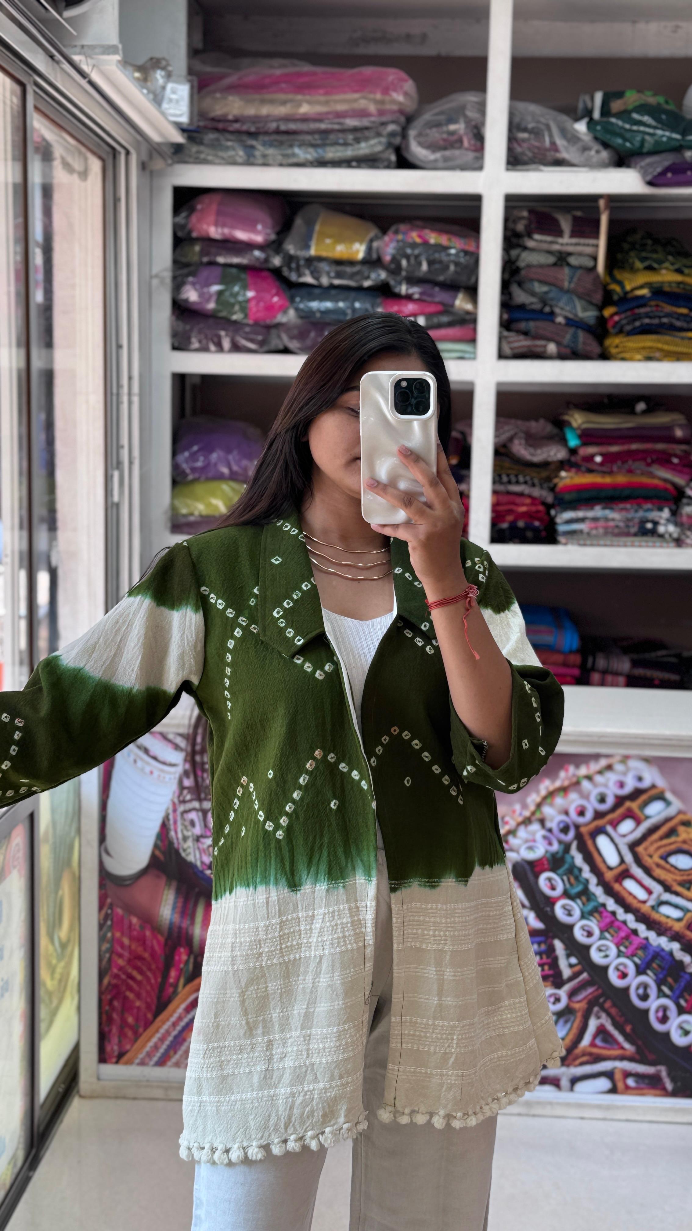 Woolen Bandhani Jackets by Kutch Poshak